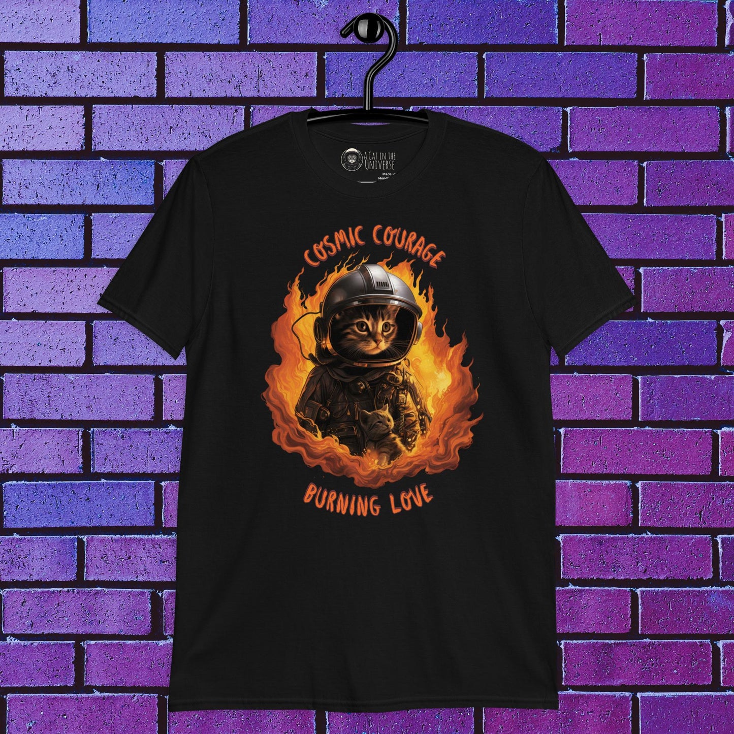 Camiseta "Cosmic Courage, Burning Love"