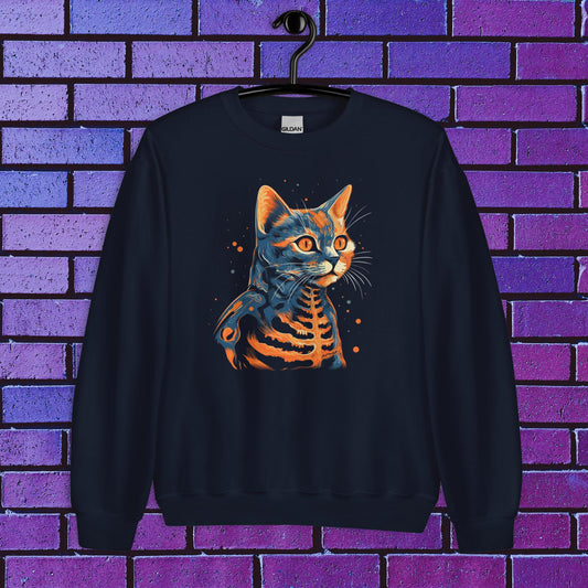 Sudadera "Blue & Orange Cat in the Universe" (Especial Halloween)