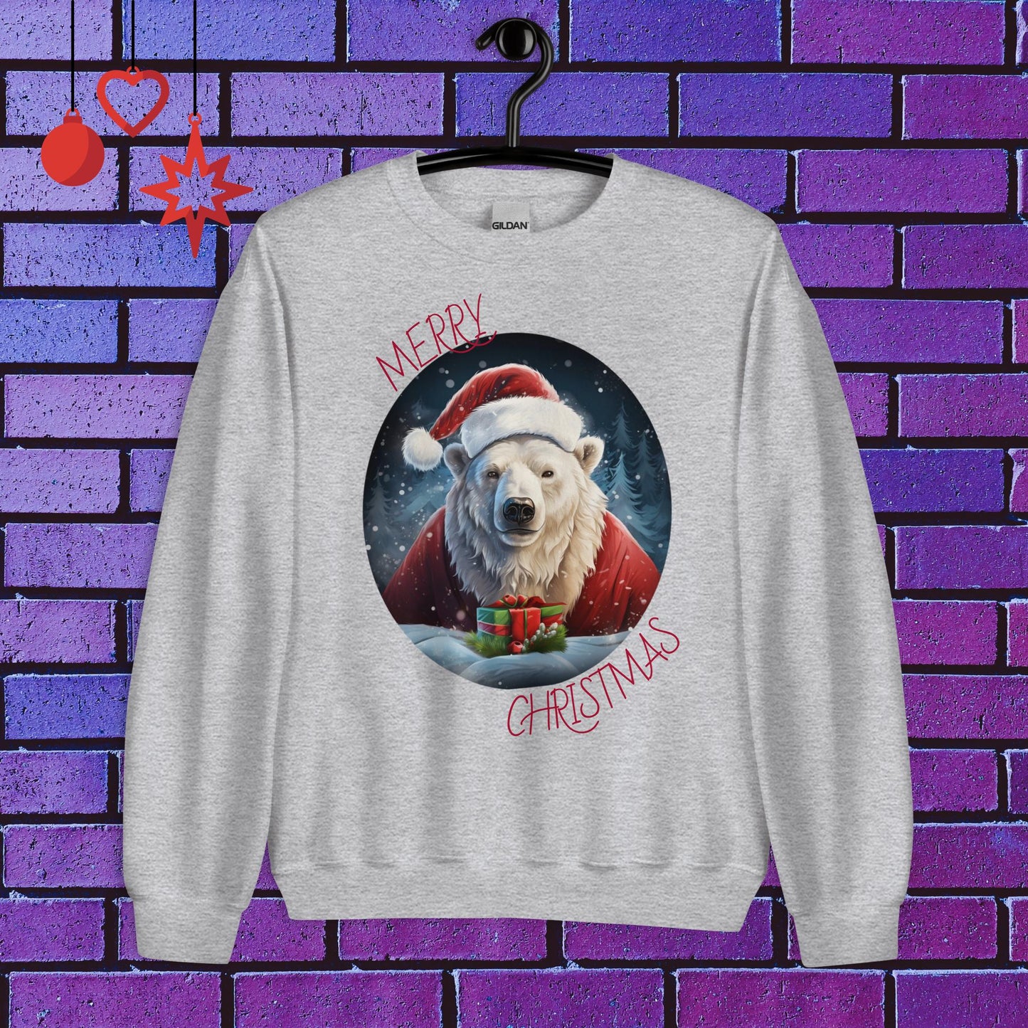 Sudadera "Polar Bear at Christmas" (Especial Navidad)